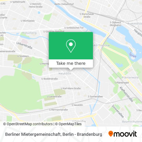 Карта Berliner Mietergemeinschaft
