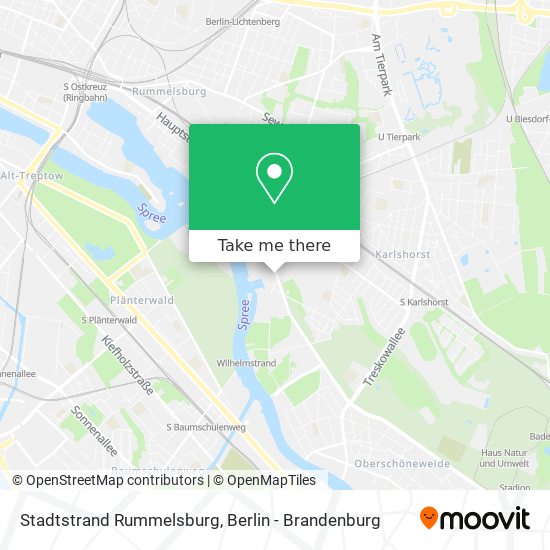Stadtstrand Rummelsburg map