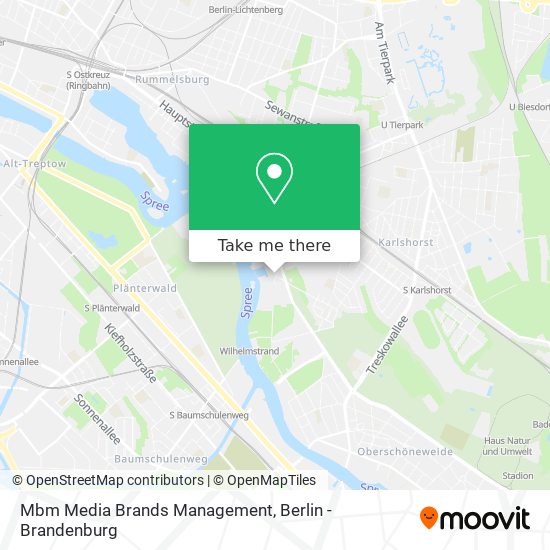 Карта Mbm Media Brands Management