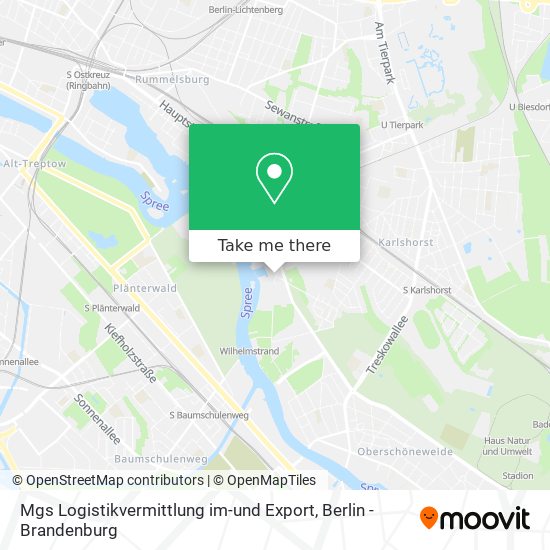 Mgs Logistikvermittlung im-und Export map