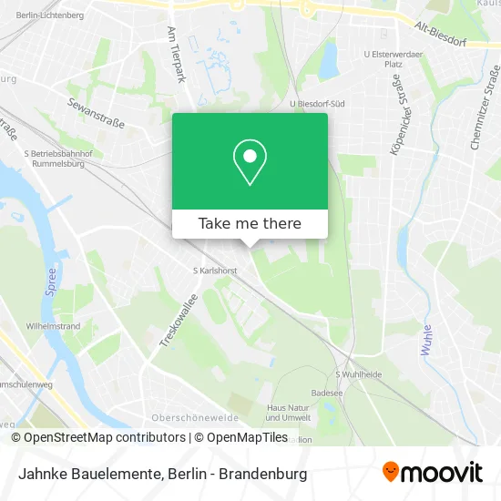 Карта Jahnke Bauelemente