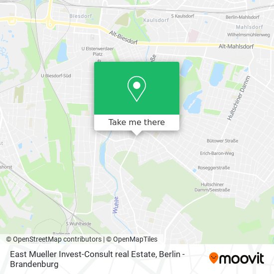 East Mueller Invest-Consult real Estate map