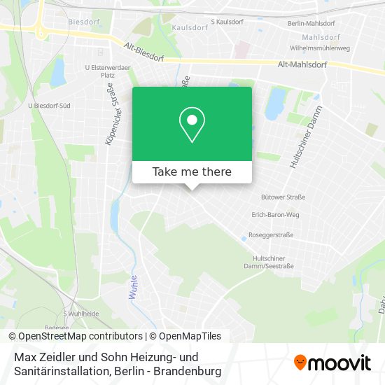 Max Zeidler und Sohn Heizung- und Sanitärinstallation map