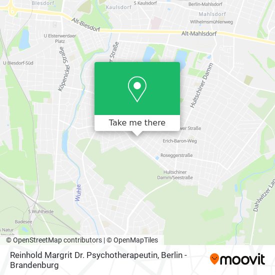 Карта Reinhold Margrit Dr. Psychotherapeutin
