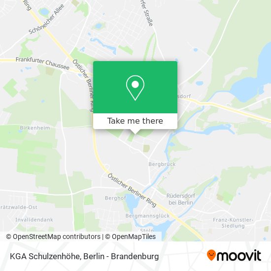 KGA Schulzenhöhe map