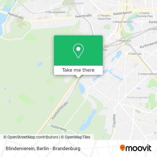 Blindenverein map