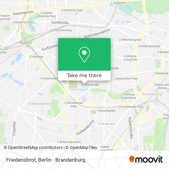 Friedensbrot map