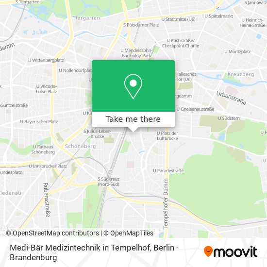 Medi-Bär Medizintechnik in Tempelhof map