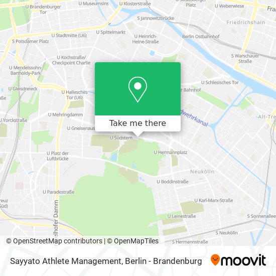 Sayyato Athlete Management map