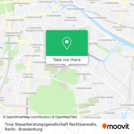 Trius Steuerberatungsgesellschaft Rechtsanwalts map