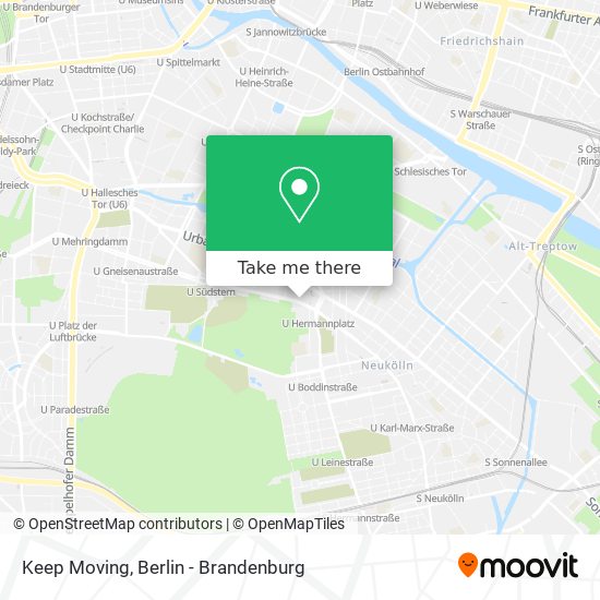 Keep Moving map