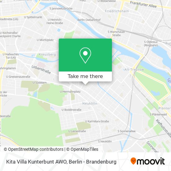 Kita Villa Kunterbunt AWO map