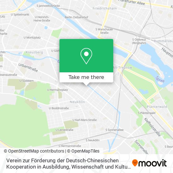 Verein zur Förderung der Deutsch-Chinesischen Kooperation in Ausbildung, Wissenschaft und Kultur map