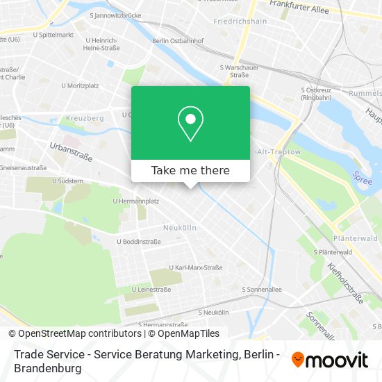 Карта Trade Service - Service Beratung Marketing