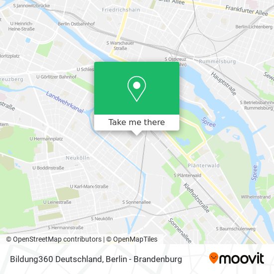 Bildung360 Deutschland map