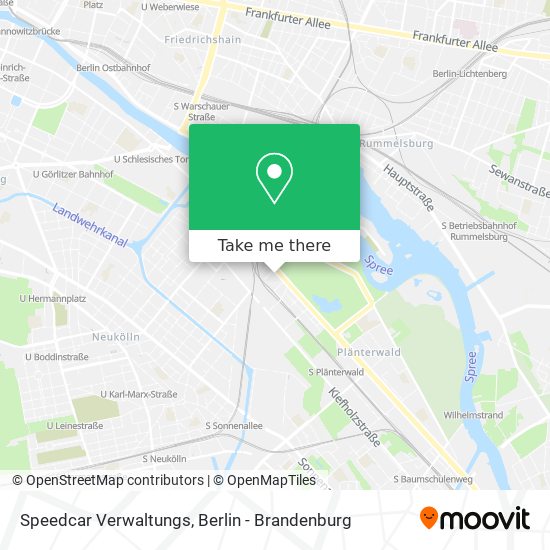 Speedcar Verwaltungs map