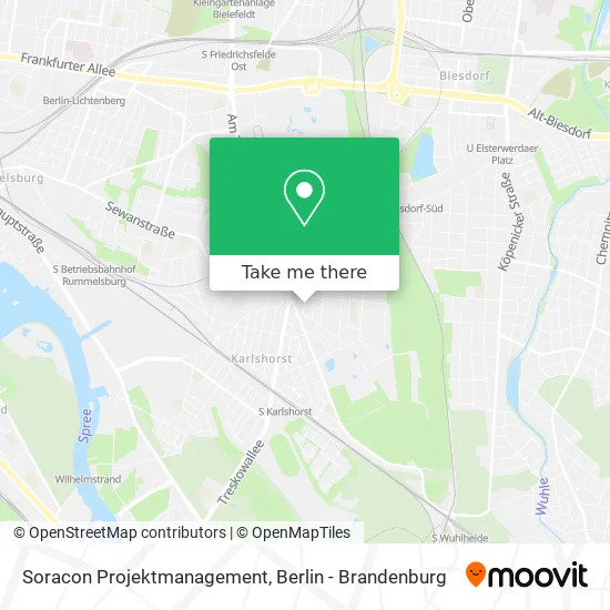 Карта Soracon Projektmanagement