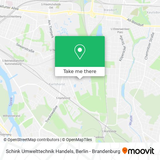 Schink Umwelttechnik Handels map