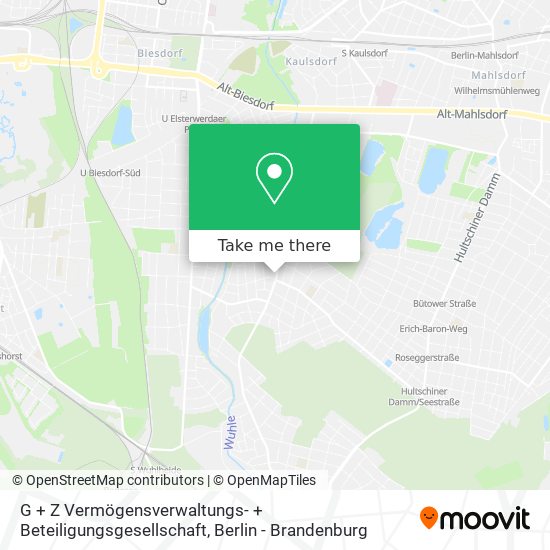 G + Z Vermögensverwaltungs- + Beteiligungsgesellschaft map