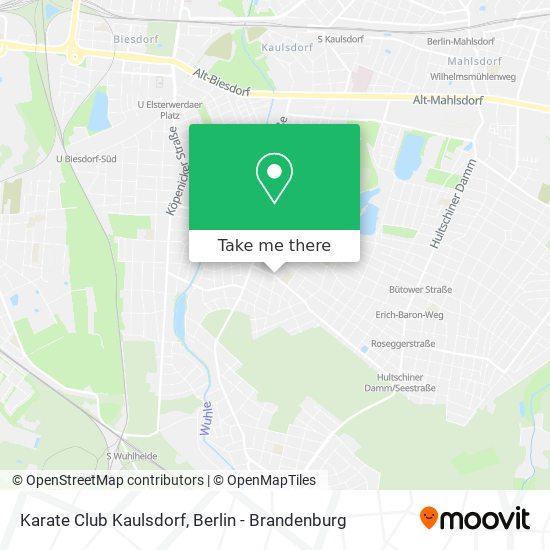 Karate Club Kaulsdorf map