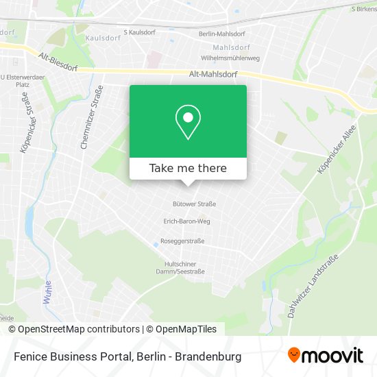 Fenice Business Portal map