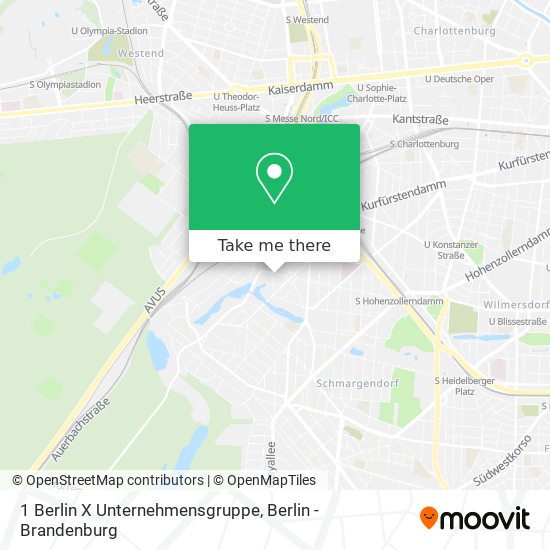 1 Berlin X Unternehmensgruppe map