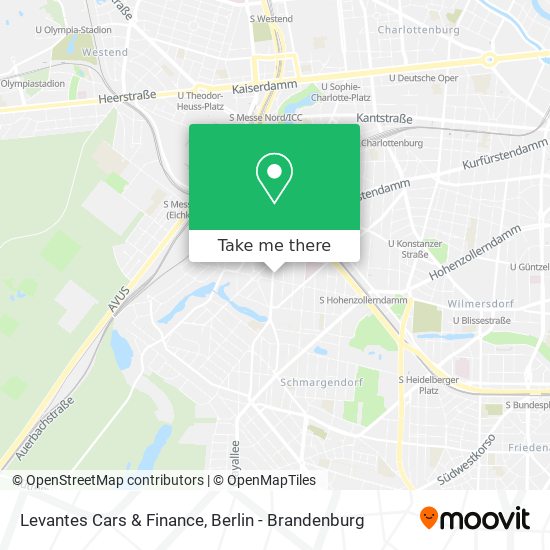 Levantes Cars & Finance map