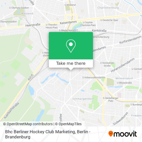 Карта Bhc Berliner Hockey Club Marketing