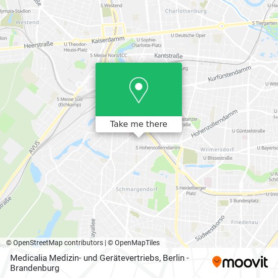 Карта Medicalia Medizin- und Gerätevertriebs