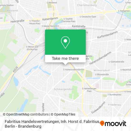 Fabritius Handelsvertretungen, Inh. Horst d. Fabritius map