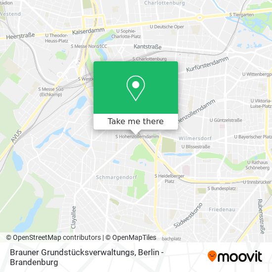 Brauner Grundstücksverwaltungs map