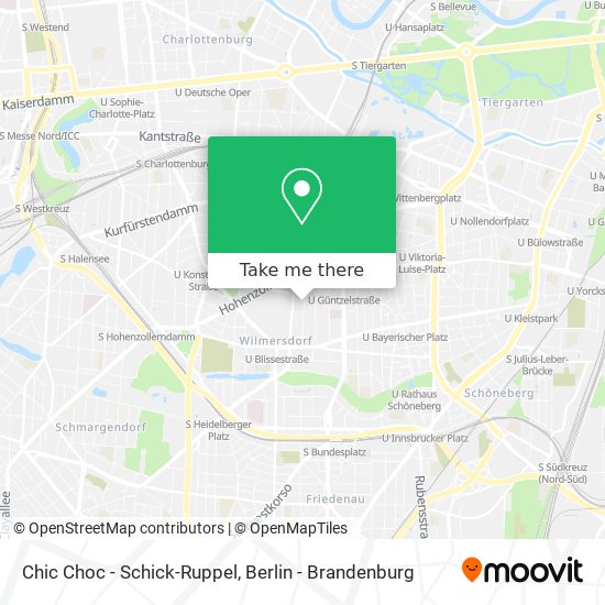 Chic Choc - Schick-Ruppel map