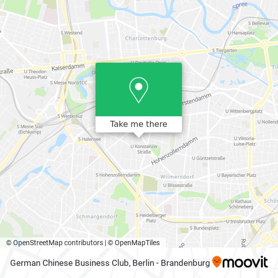 German Chinese Business Club map