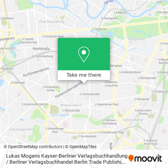 Карта Lukas Mogens Kayser-Berliner Verlagsbuchhandlung / Berliner Verlagsbuchhandel-Berlin Trade Publishi
