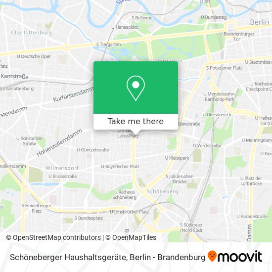 Schöneberger Haushaltsgeräte map