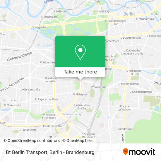 Карта Bt Berlin Transport
