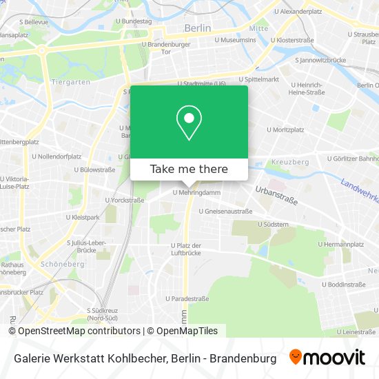 Galerie Werkstatt Kohlbecher map