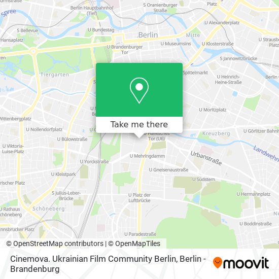 Cinemova. Ukrainian Film Community Berlin map