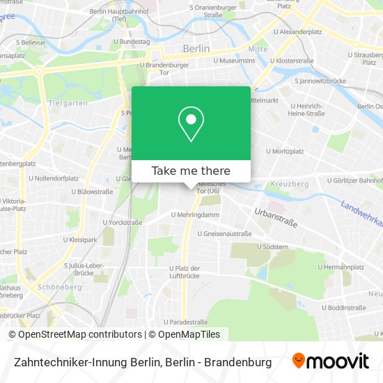 Zahntechniker-Innung Berlin map