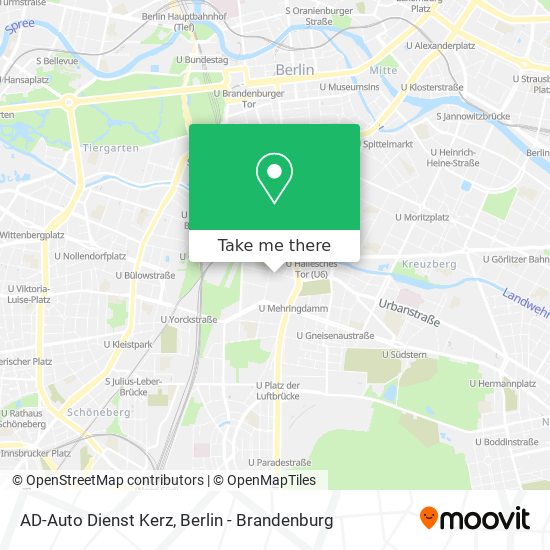 Карта AD-Auto Dienst Kerz