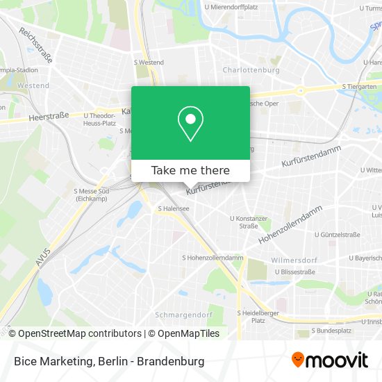 Bice Marketing map