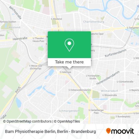 Карта Bam Physiotherapie Berlin
