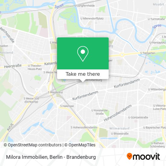 Milora Immobilien map