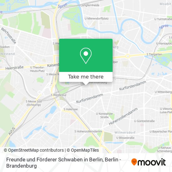 Карта Freunde und Förderer Schwaben in Berlin