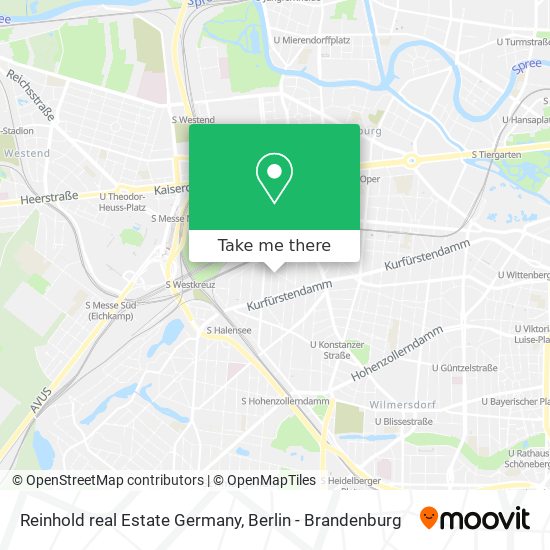 Карта Reinhold real Estate Germany