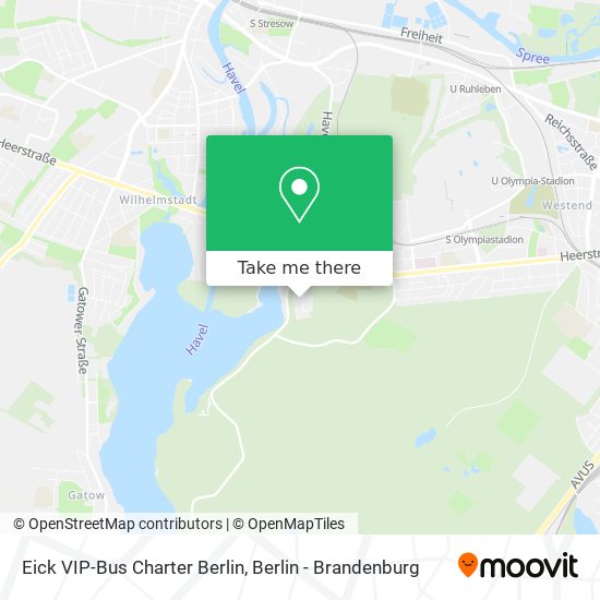 Eick VIP-Bus Charter Berlin map