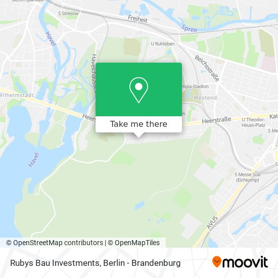 Rubys Bau Investments map