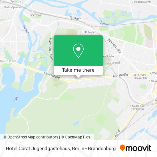 Карта Hotel Carat Jugendgästehaus