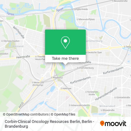 Corbin-Clinical Oncology Resources Berlin map