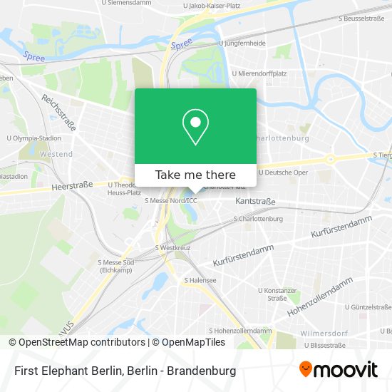 First Elephant Berlin map